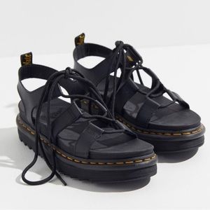 NWT Dr. Martens Nartilla Gladiator Sandals, Black - FINAL PRICE